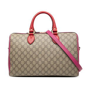 Pre-Loved Gucci Medium GG Supreme Satchel